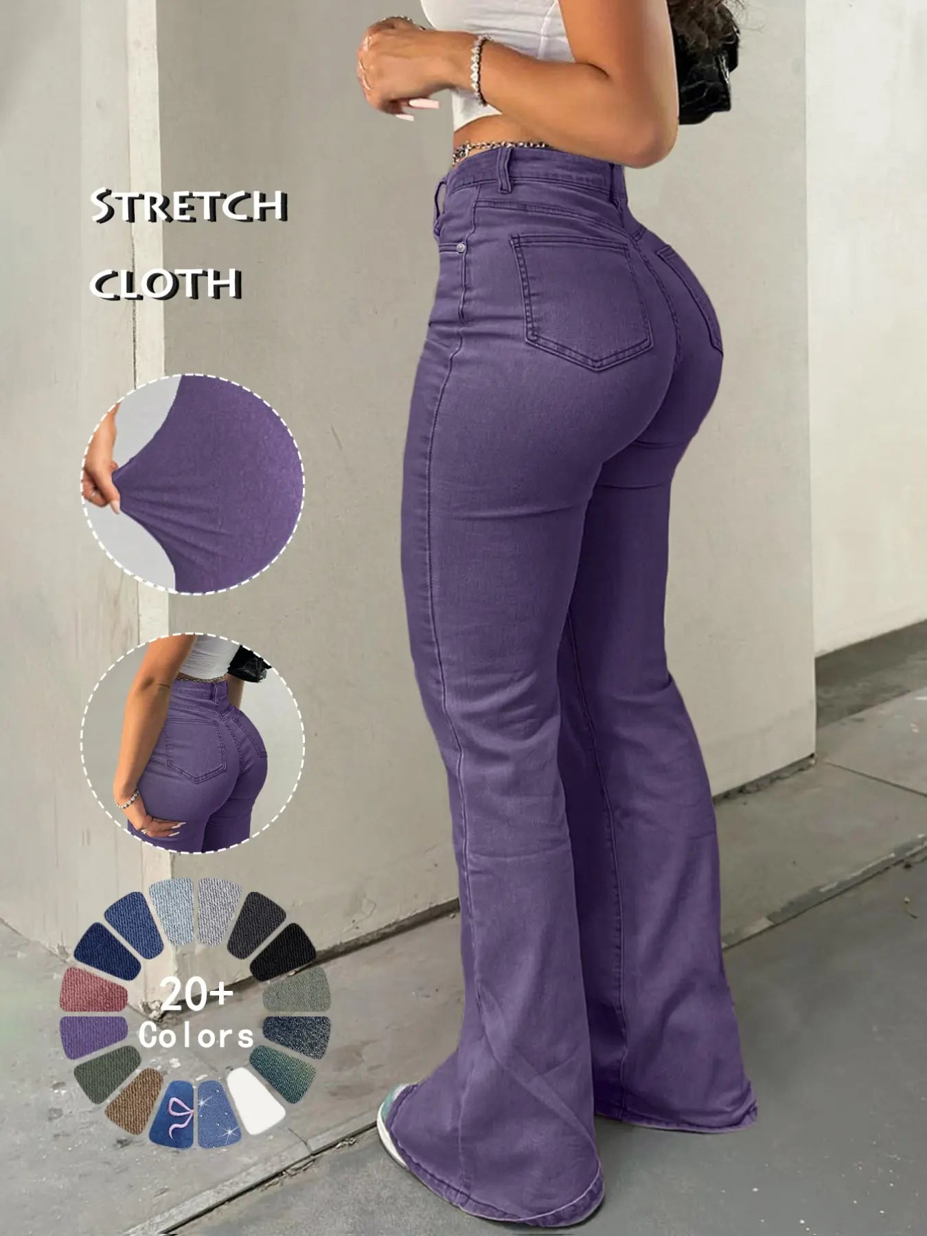 GILIPUR Y2K Women'S High Waist Flare Leg Jeans