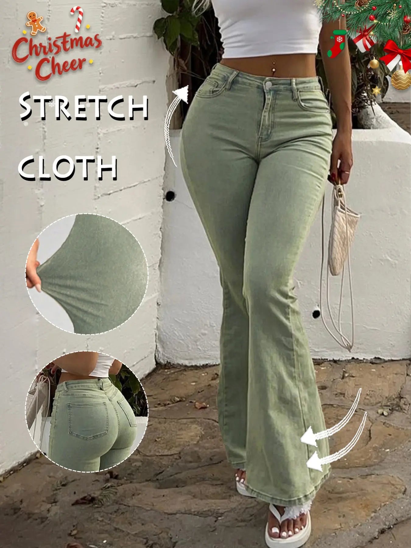 GILIPUR Y2K Women'S High Waist Flare Leg Jeans