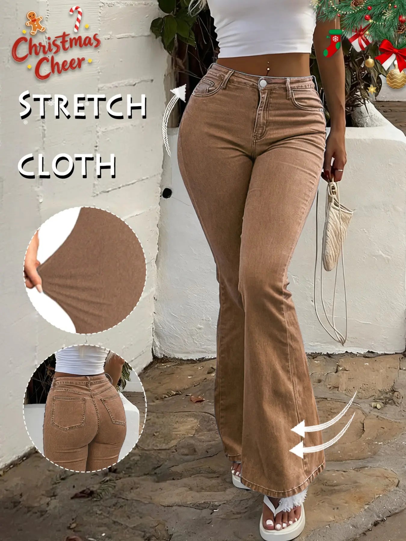 GILIPUR Y2K Women'S High Waist Flare Leg Jeans